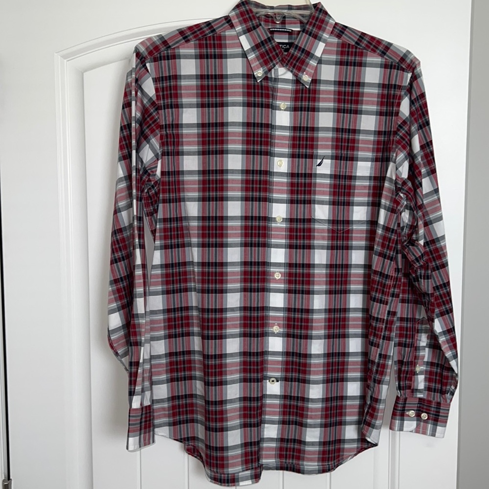 Nautica Plaid Button Down